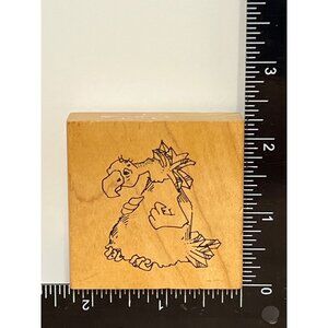 HEATHER H-77-HK Vintage Parrot Rubber Stamp Crafting Scrapbooking Art Supply